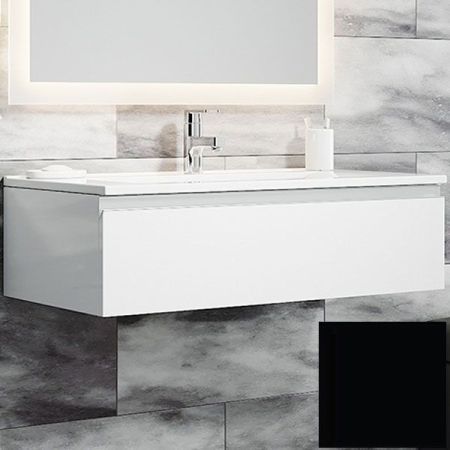 Тумба с раковиной SanVit Авеню-1 90 kavenu190 в цвете Ral подвесная Черный глянец