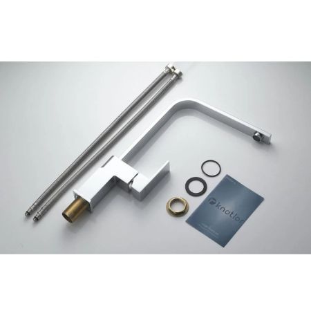 Смеситель для кухни Knotlor KN-21, хром, артикул KN-21