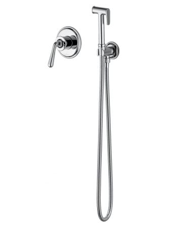 Смеситель с гигиеническим душем встраиваемый WONZON & WOGHAND STEAM, Хром (WW-88849008-CR), артикул WW-88849008-CR