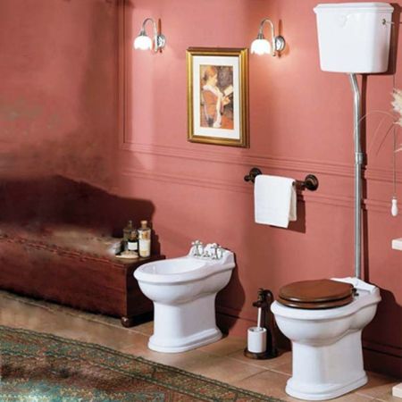 AZZURRA Giunone-Jubilaeum механизм слива с высокой трубой с держателем ручки, хром, артикул B1900TC cr