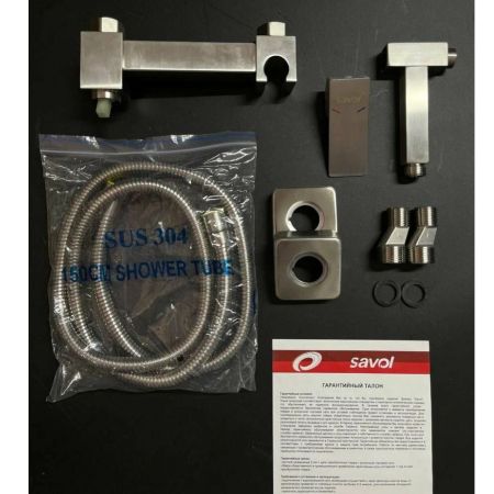 Гигиенический душ со смесителем Savol S-FXQ007L, сатин, артикул S-FXQ007L