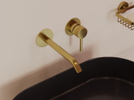 Смеситель для раковины Allen Brau Priority 5.31A03-GB (с внутренней частью) золото, артикул 5.31A03-GB