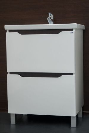 Тумба под раковину Cerutti SPA Эстель 80 6731 Белая Венге, артикул 6731