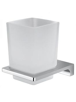Стакан для зубных щеток с держателем WONZON & WOGHAND ECLIPSE, Хром (WW-9121-CR)