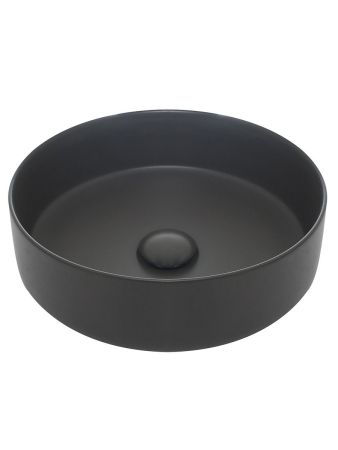 AQM5012 Раковина накладная круглая, цвет темно-серый матовый. 355x355x120, артикул AQM5012MDG