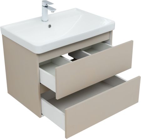 Тумба под раковину Aquanet Вега 2.0 70 бежевый, артикул 00337942