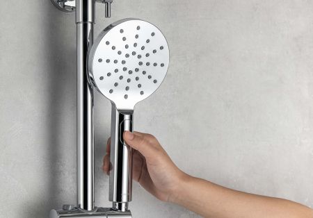 Душевая система 3jet 250мм AQUATEK AQ2040CR, артикул AQ2040CR