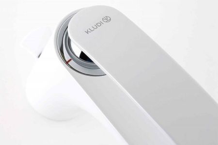 Смеситель для раковины  KLUDI BALANCE 520239175 (белый/хром, L-12,6 H-10), шт, артикул 520239175