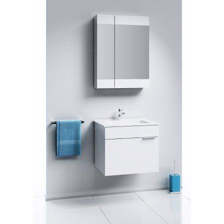 "Бриг"шкаф-зеркало, цвет белый, Br.04.06/W, ТМ «AQWELLA», артикул Br.04.06/W