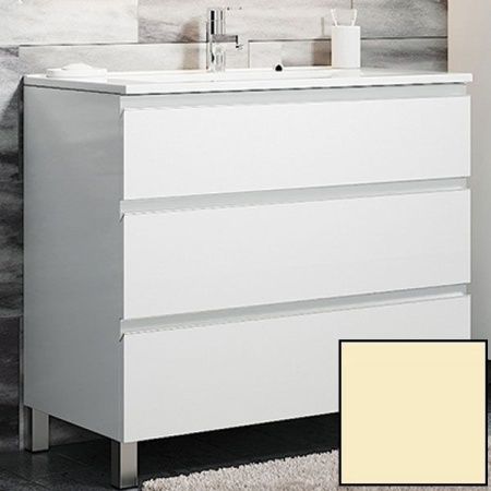 Тумба с раковиной SanVit Авеню-3 100 kavenu3100 в цвете Ral Желтый глянец Тумба с раковиной SanVit Авеню-3 100 kavenu3100 в цвете Ral Желтый глянец