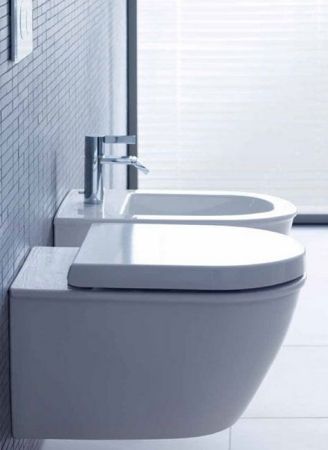 Биде, Duravit, Darling New, ширина, мм-370, глубина, мм-540, высота, мм-290, тип установки-подвесной, форма чаши-овальная, отверстия для смесителя-одно, материал-керамика, крепеж-есть, цвет-белый, артикул 2249150000
