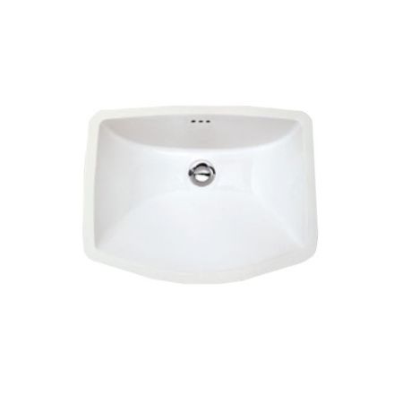 Devon Westminster Раковина встраиваемая 408х505мм без отверстия под смеситель, цвет: белый