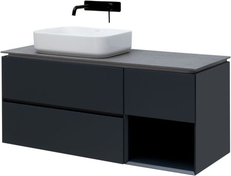 Тумба под раковину Allen Brau Infinity 120 1.21005.AM L антрацит матовый, артикул 1.21005.AM