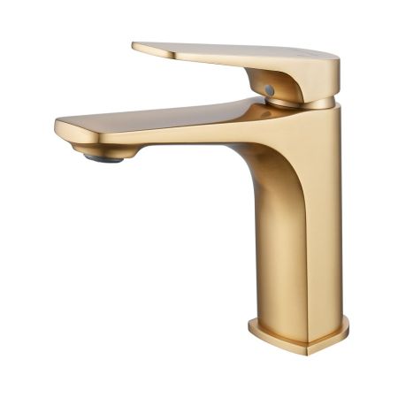 Смеситель для раковины Shevanik S4201G, золотой сатин, артикул S4201G