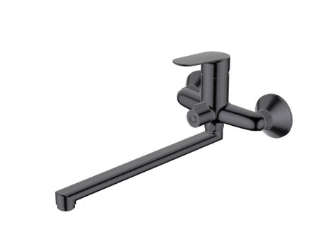 Смеситель для ванны HAIBA оружейная сталь (HB22796-3), артикул HB22796-3