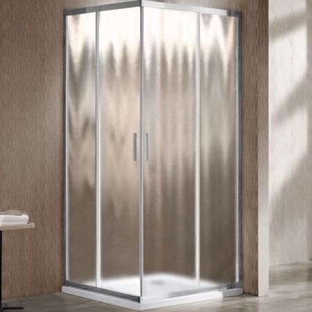 Душевые уголки Vincea Душевой уголок Garda VSS-1G8010CH, 1000*800, хром, стекло шиншилла, , шт, артикул VSS-1G8010CH