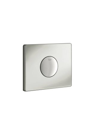 Панель смыва для унитаза GROHE Skate (1 режим смыва), матовый хром (38573P00), артикул 38573P00