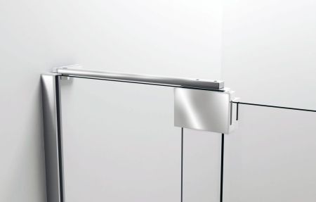 Душевая дверь Extra VDP-1E1011CGB, 1000/1100, черный, стекло тонированное, артикул VDP-1E1011CGB