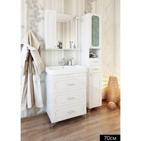 Шкаф пенал Sanflor Ксения 32 R Н0000000120 Белый, артикул Н0000000120