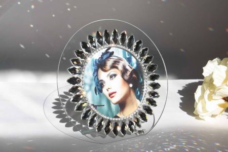 CTF, фоторамка круглая, 25х24 см, артикул 33157