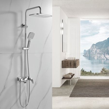 Душевая система Shevanik S4136, хром