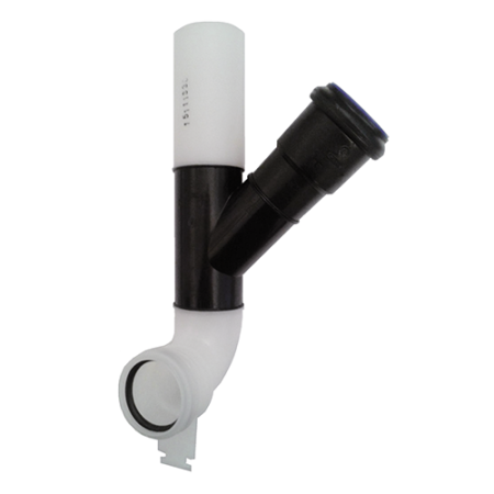 Сливной патрубок TECEprofil с вентиляционным отводом DN 50 «правый», 45°, артикул 9820127