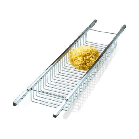 Decor Walther WA WAN1 Полка для ванны 68-78x14x6см, цвет: хром, артикул 0704100