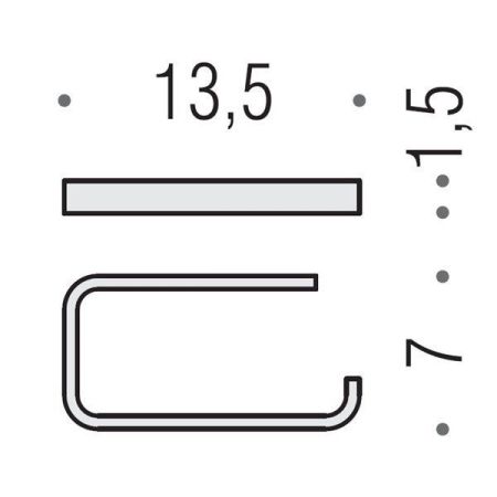 Colombo Time Держатель туалетной бумаги, цвет: хром, артикул W4208.CR
