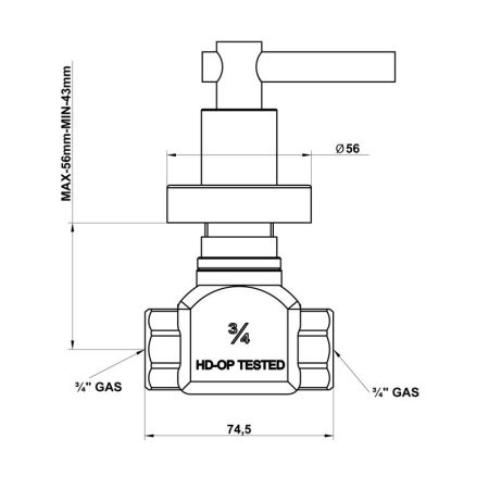 Bongio T Lever Кран, цвет хром, артикул 31498CR00