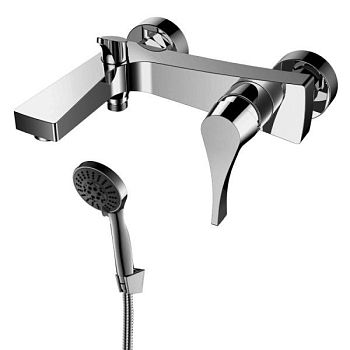 Смеситель для ванны и душа Rossinka RS34-31 Хром