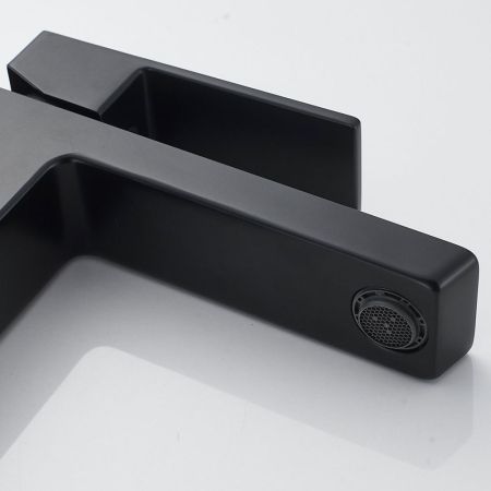 Смеситель для раковины Rose R1801H-1, черный