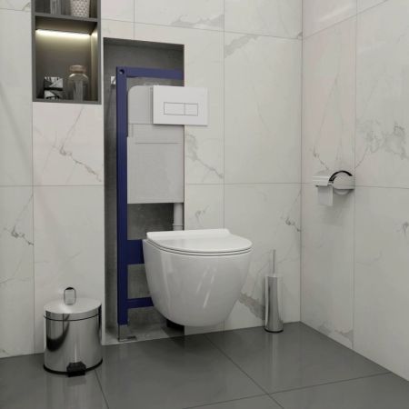 Клавиша смыва Maretti Umbria AC12UM-740, белый, артикул AC12UM-740