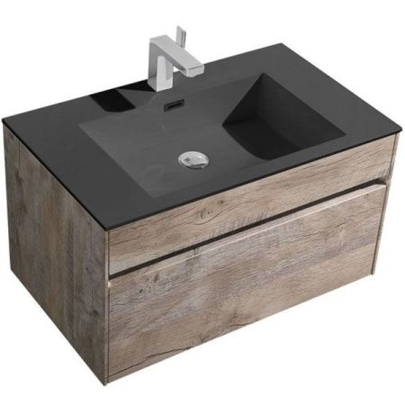 Тумба под раковину Vincea Chiara VMC-1C800NW подвесная N.Wood, артикул VMC-1C800NW