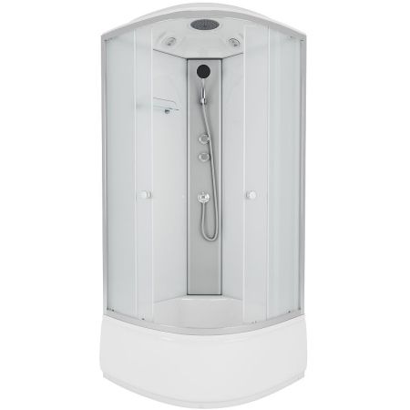 Душевая кабина Niagara NG-7309-14 100х100 стекло матовое задняя стенка Белая, артикул 7309