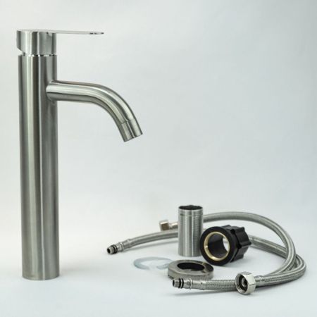 Смеситель для раковины Fmark FS8211, сатин