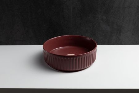 Раковина накладная Allen Brau Fantasy Line 36 4.11032.BD бордо, артикул 4.11032.BD