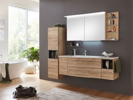 Комплект мебели Marlin 3160motion, 1500 мм правый, цвет каштан графитовый, артикул WNWUG92DR(449/490)/R