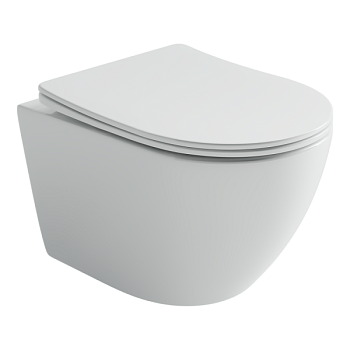 Подвесной унитаз Ceramicanova Уно (Uno) смыв Торнадо 490x360x360 белый