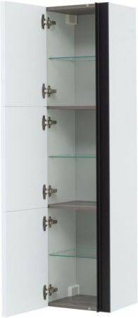 Шкаф-пенал De Aqua Ариетта New 35 белый матовый, артикул 00265583