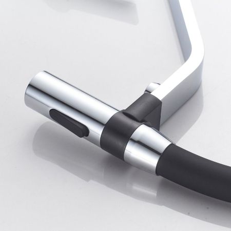 Смеситель для кухни с гибким изливом и подключением фильтра Shevanik S278, хром, артикул S278