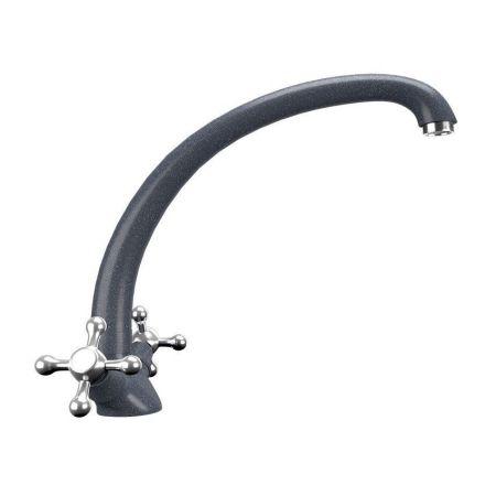 Смеситель для кухни Ulgran U-013-343, антрацит, артикул U-013-343