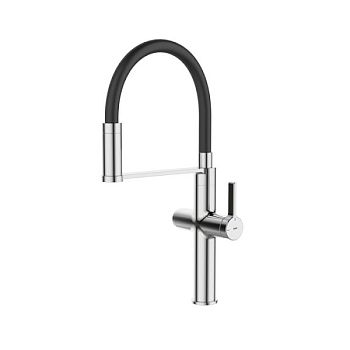 Смеситель для кухни с каналом для фильтрованной воды и гибким изливом IDDIS Ikon хром (IKNSBFFi05)