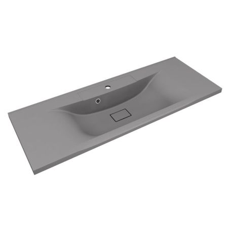 Раковина Florentina Прима 120 см 10.010.01200.307, серый шёлк, артикул 10.010.01200.307