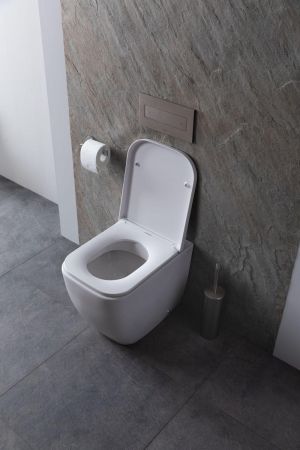 Чаша приставного унитаза Allen Brau Infinity 4.21003.20 белый глянец, артикул 4.21003.20