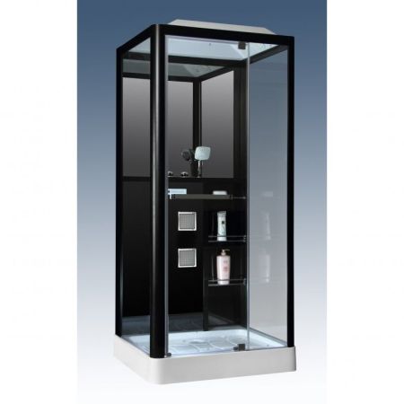 Душевая кабина Grossman GR-221 90x90 профиль Черный стекло прозрачное, артикул GR221