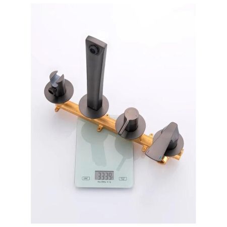 Смеситель для ванны встраиваемый Raglo R07.32.09, графит