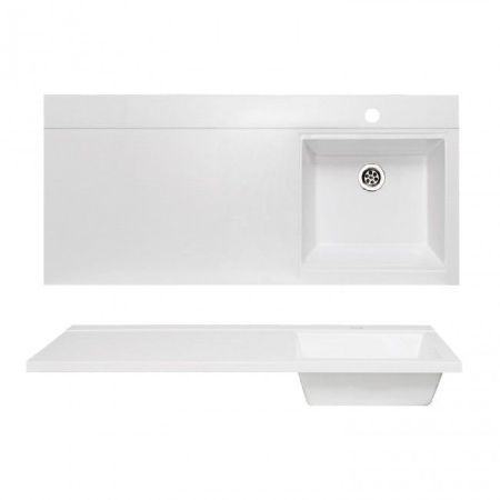 Умывальник Runo мебельный Гамма 105 лайт левое крыло (00-00001120), артикул 00-00001120