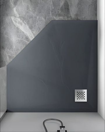 Душевой поддон трапеция STONE TRAY-G, артикул 14155099-02-11