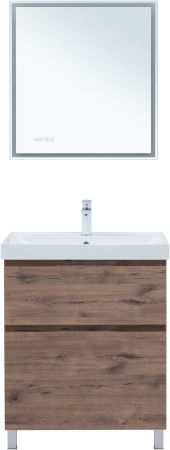 Тумба под раковину Aquanet Алвита New 70 напольная, дуб веллингтон табак, артикул 00344128