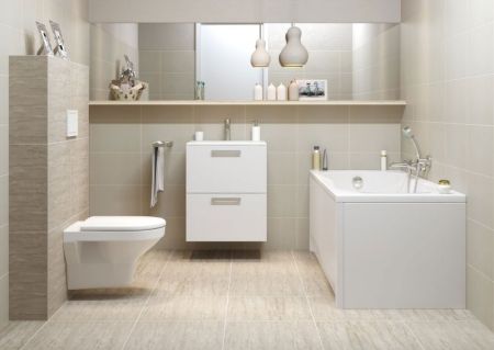 Акриловая ванна Cersanit Nike 150x70 без гидромассажа, артикул WP-NIKE*150-W